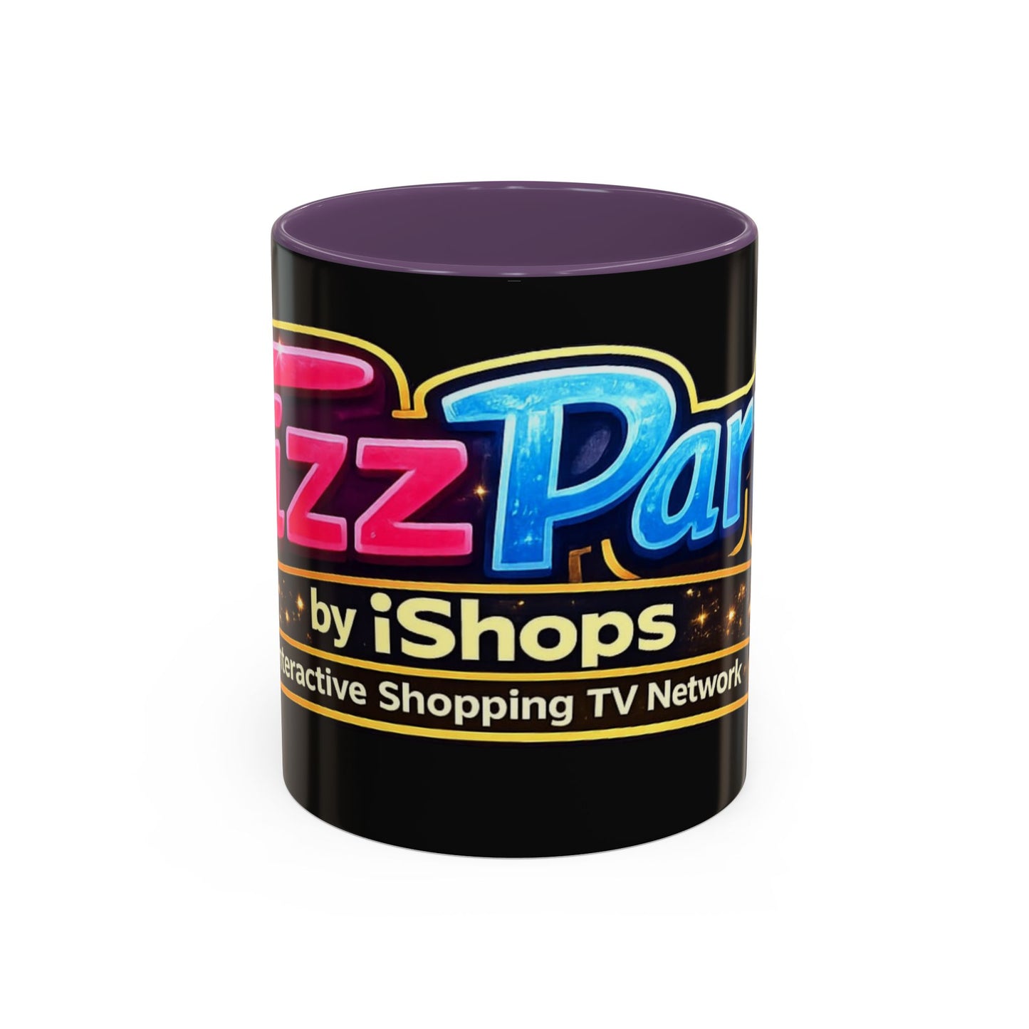 FizzParty Coffee Mug – Colorful Logo Accent Mug for Fans & TV Party Gifts