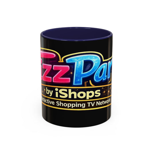 FizzParty Coffee Mug – Colorful Logo Accent Mug for Fans & TV Party Gifts
