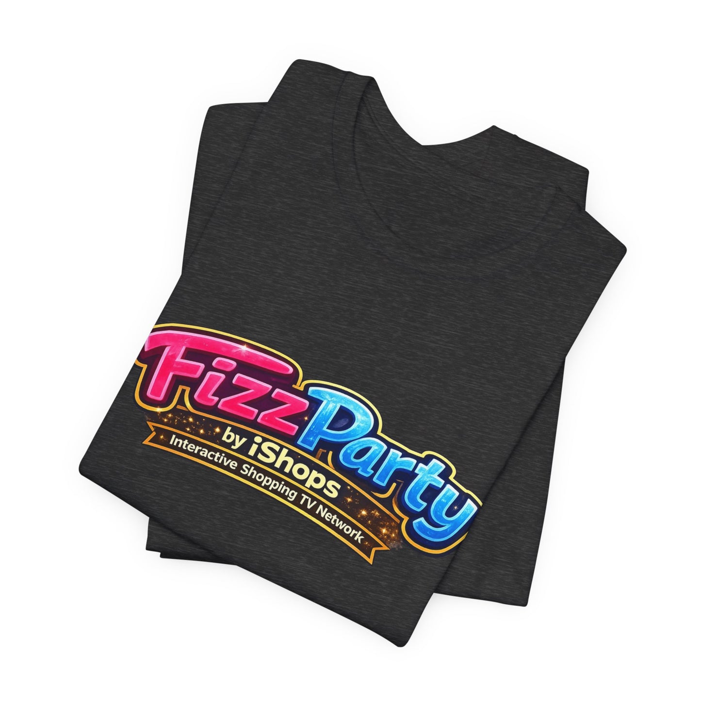 Fizz Party Logo Tee — Retro Candy Pop Graphic T-Shirt