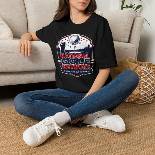 Golf T-Shirt — 'National Golf Network' Retro Golfing Tee