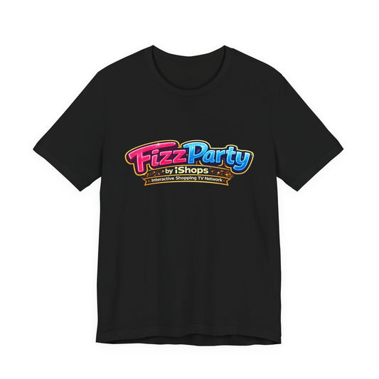Fizz Party Logo Tee — Retro Candy Pop Graphic T-Shirt