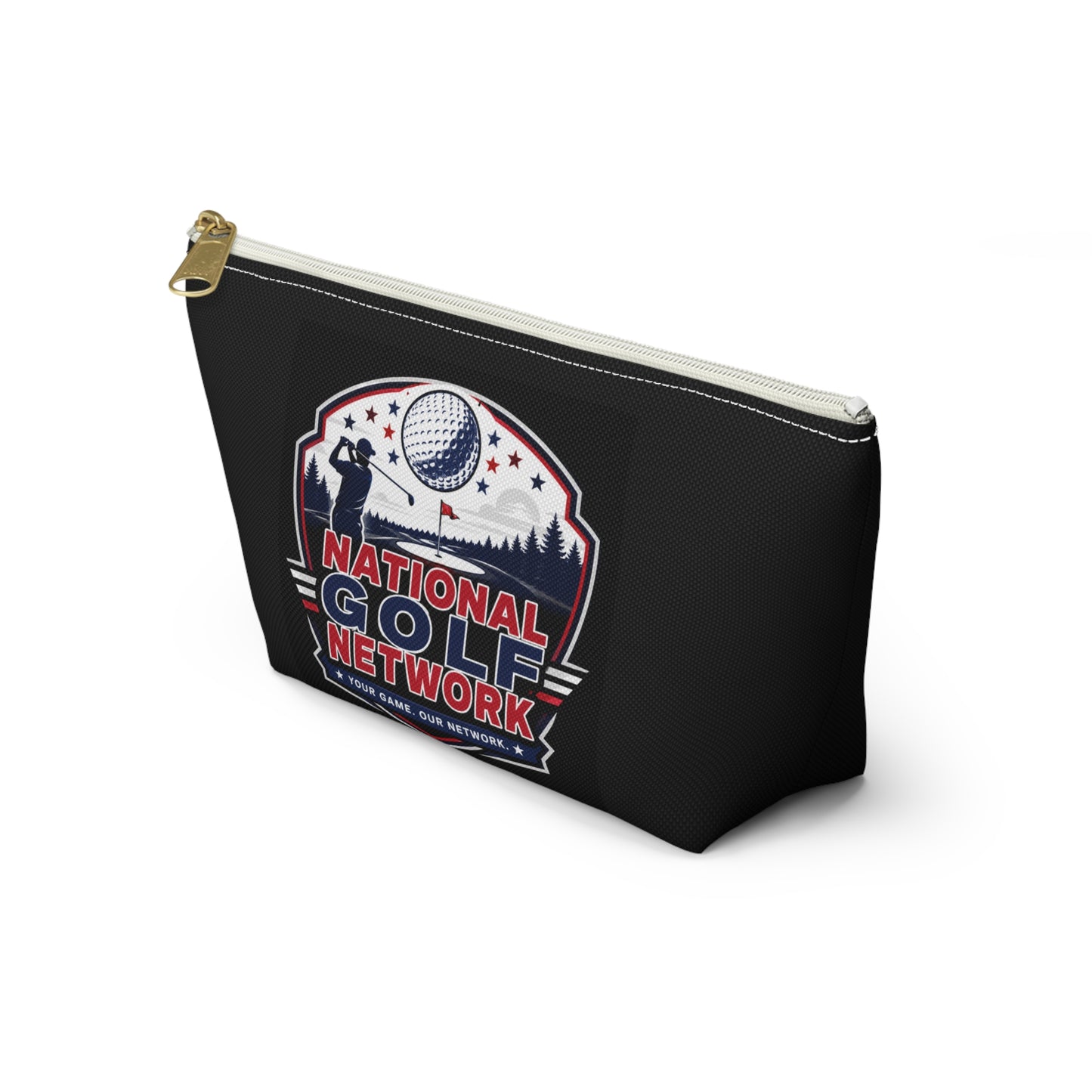 National Golf Network Accessory Pouch — Golf Logo T-Bottom Bag