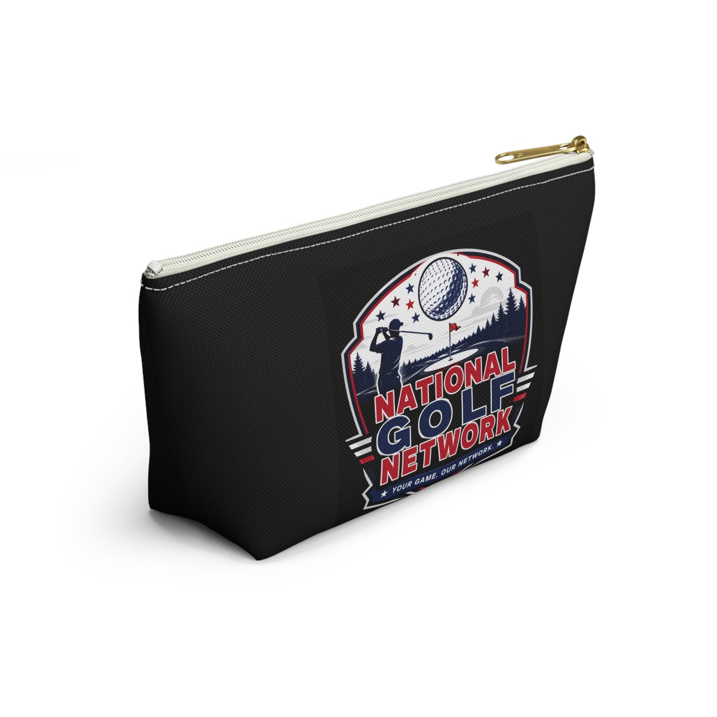 National Golf Network Accessory Pouch — Golf Logo T-Bottom Bag