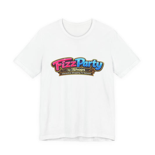 Fizz Party Logo Tee — Retro Candy Pop Graphic T-Shirt