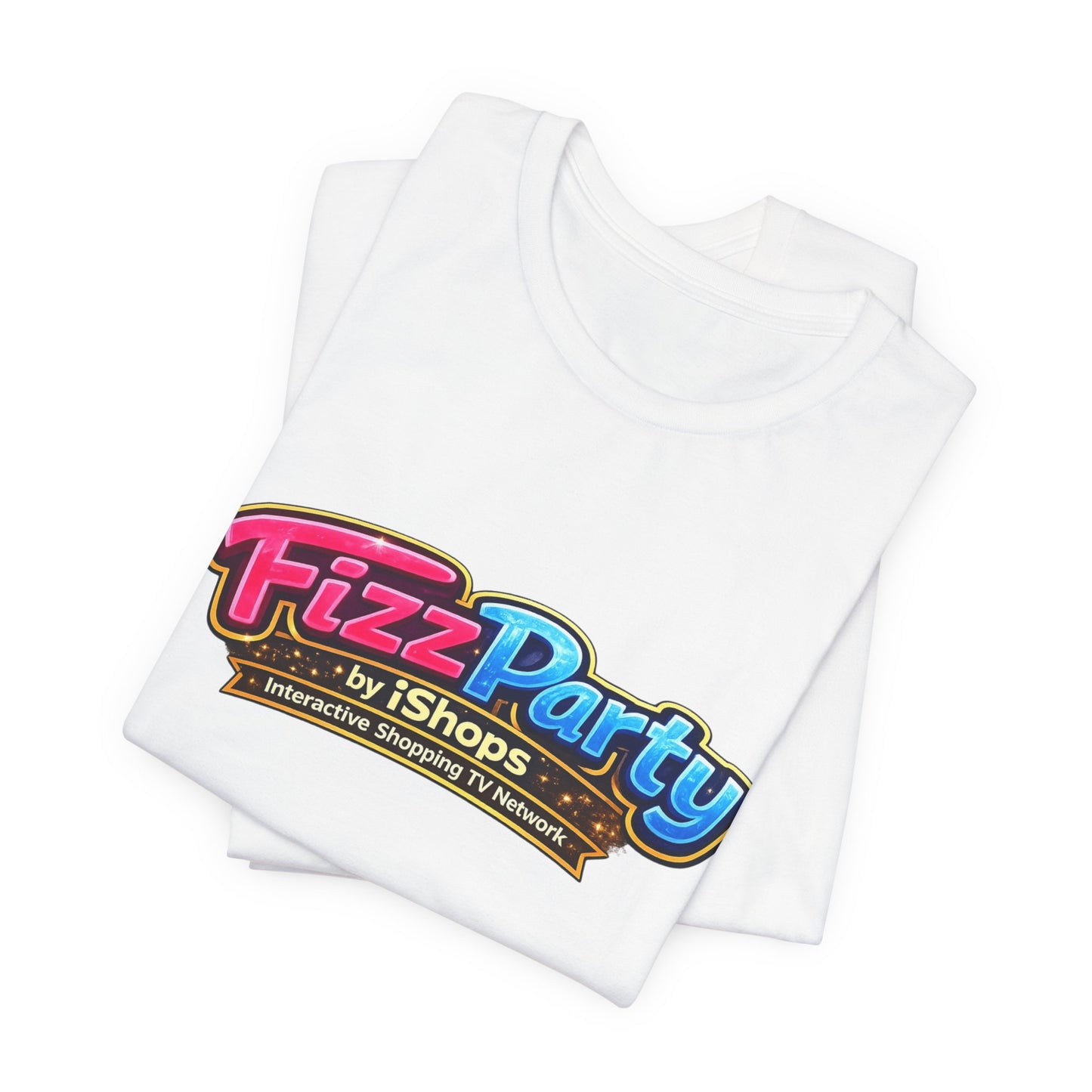 Fizz Party Logo Tee — Retro Candy Pop Graphic T-Shirt